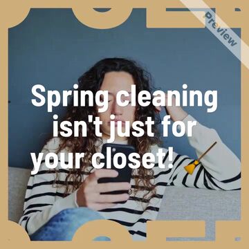 Spring Cleaning: The Digital Edition Video Template