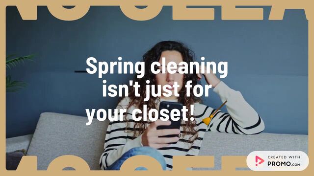 Spring Cleaning: The Digital Edition Video Template