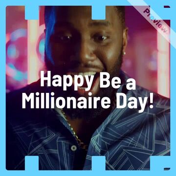 Be a Millionaire Day Video Template